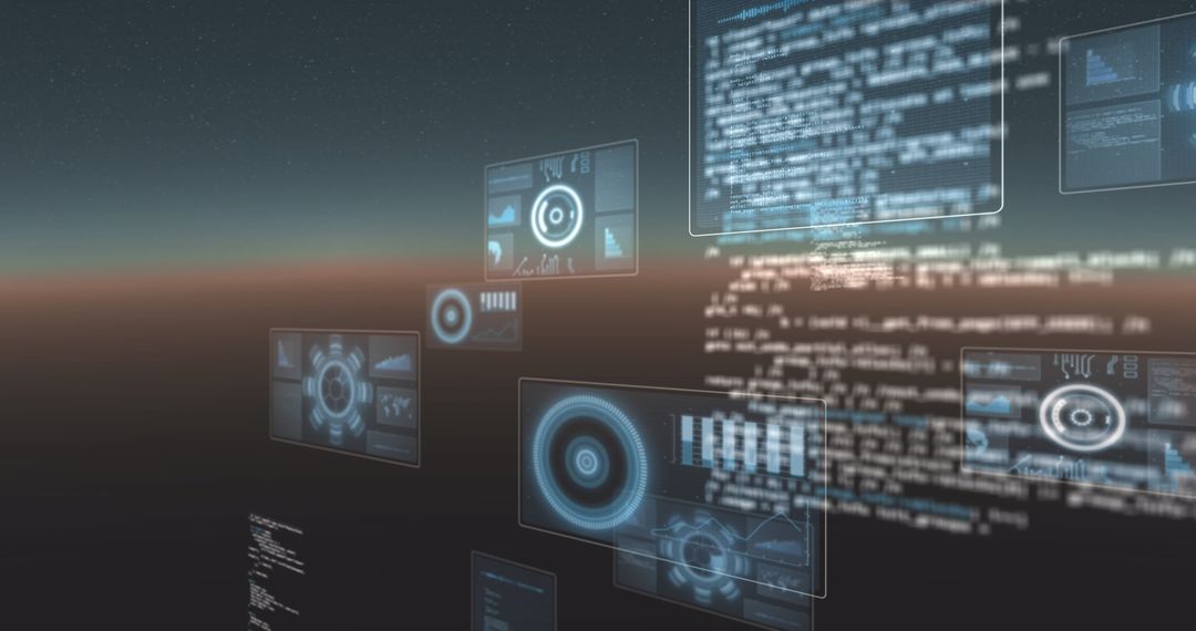 Digital Interface Holographic Displays of Data Processing
