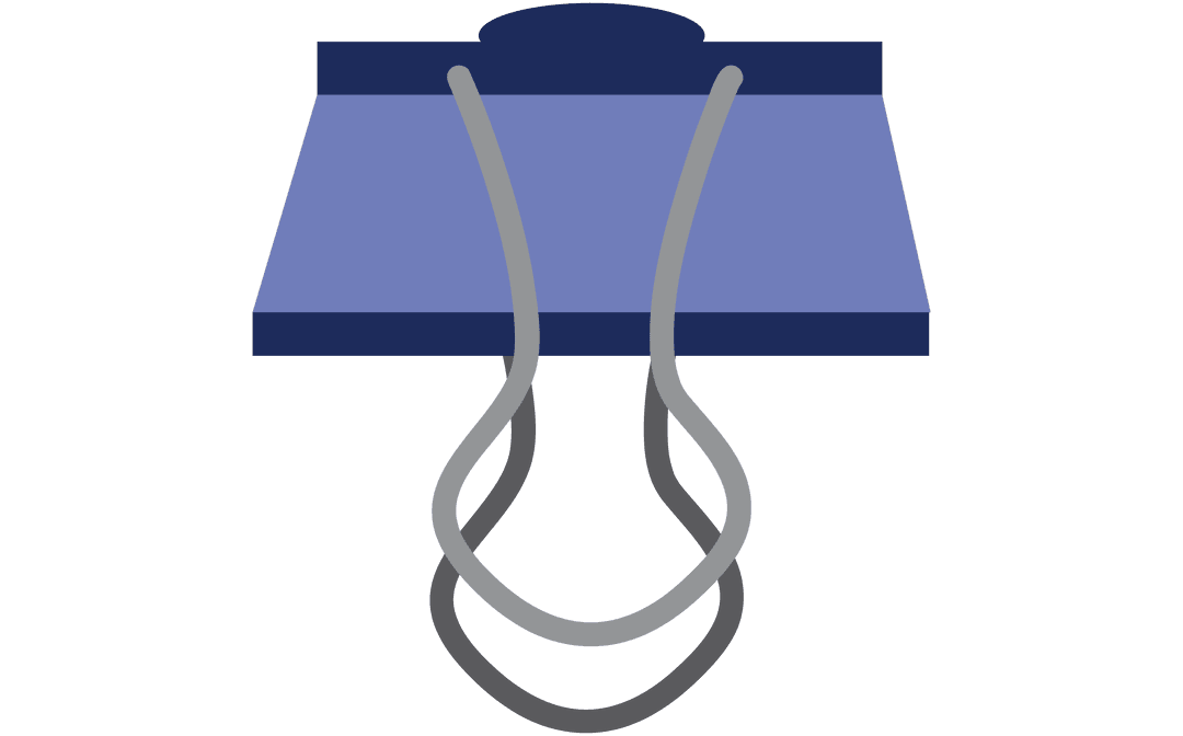 Transparent Illustration of Office Binder Clip