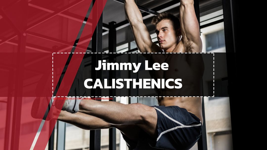 Man Performing Advanced Calisthenics in Urban Gym Setting