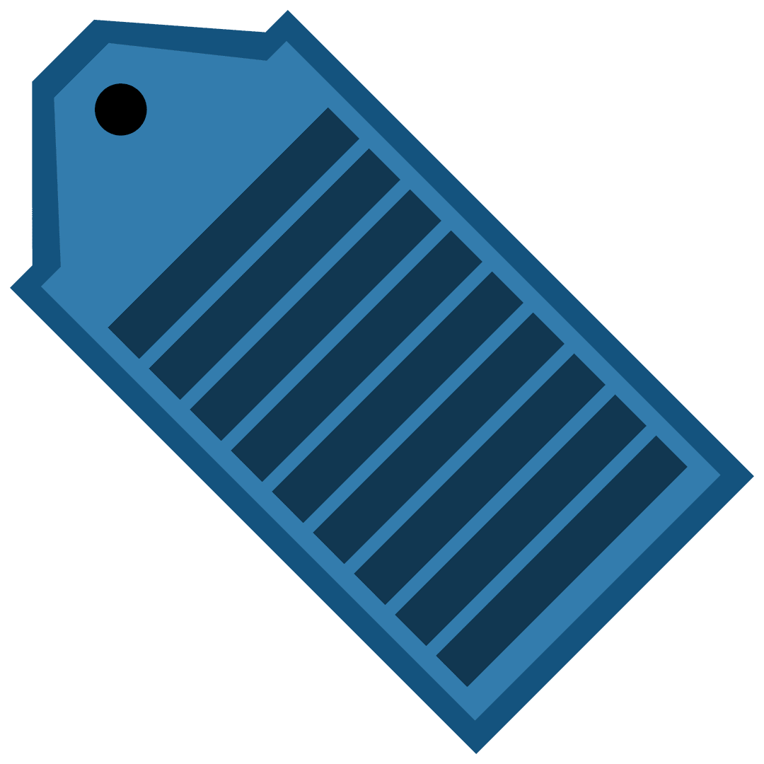 Blue Name Tag Transparent Vector