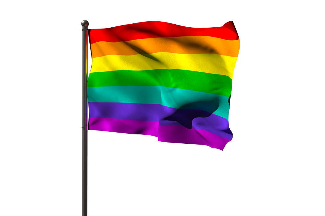 Rainbow Flag Symbol on Transparent Background - Download Free Stock Images Pikwizard.com