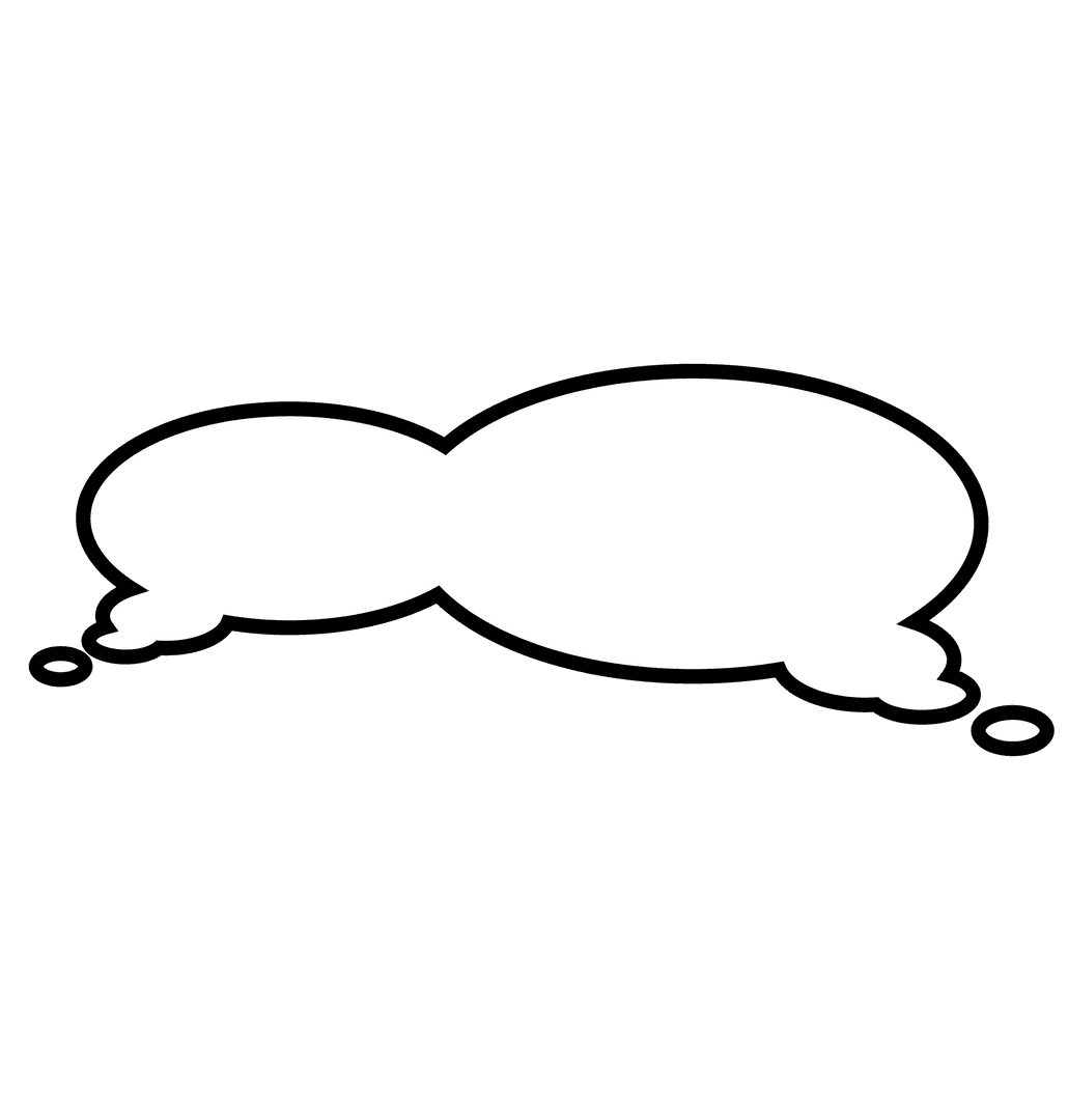 Speech bubbles illustration on transparent background for communication concept