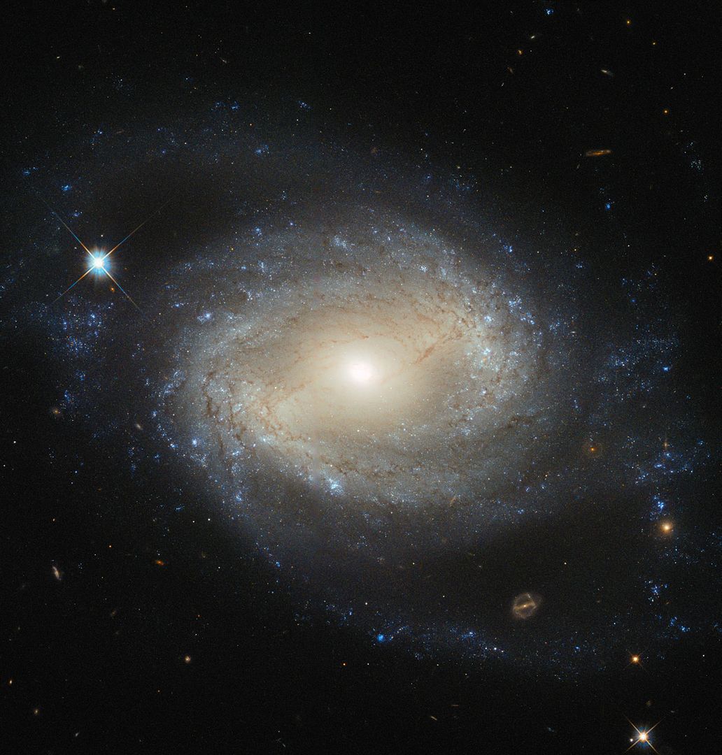 Stunning Barred Spiral Galaxy NGC 4639 Captured by Hubble Telescope - Free Images, Stock Photos and Pictures on Pikwizard.com