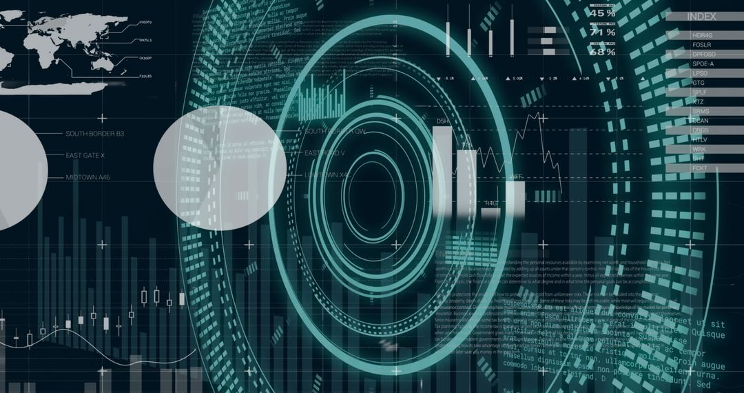 Global Data Analytics Integration Digital Concept