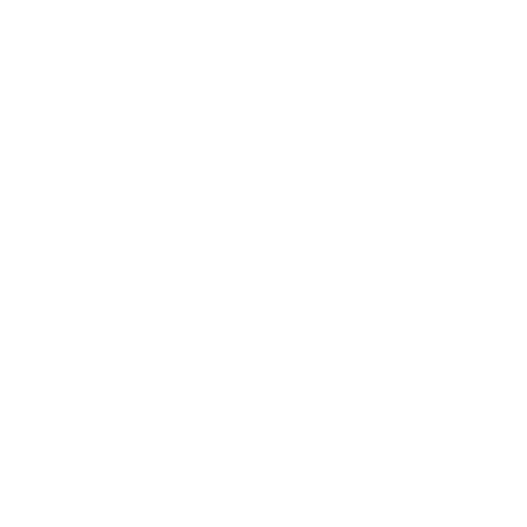 White Digital Arrow on Transparent Background