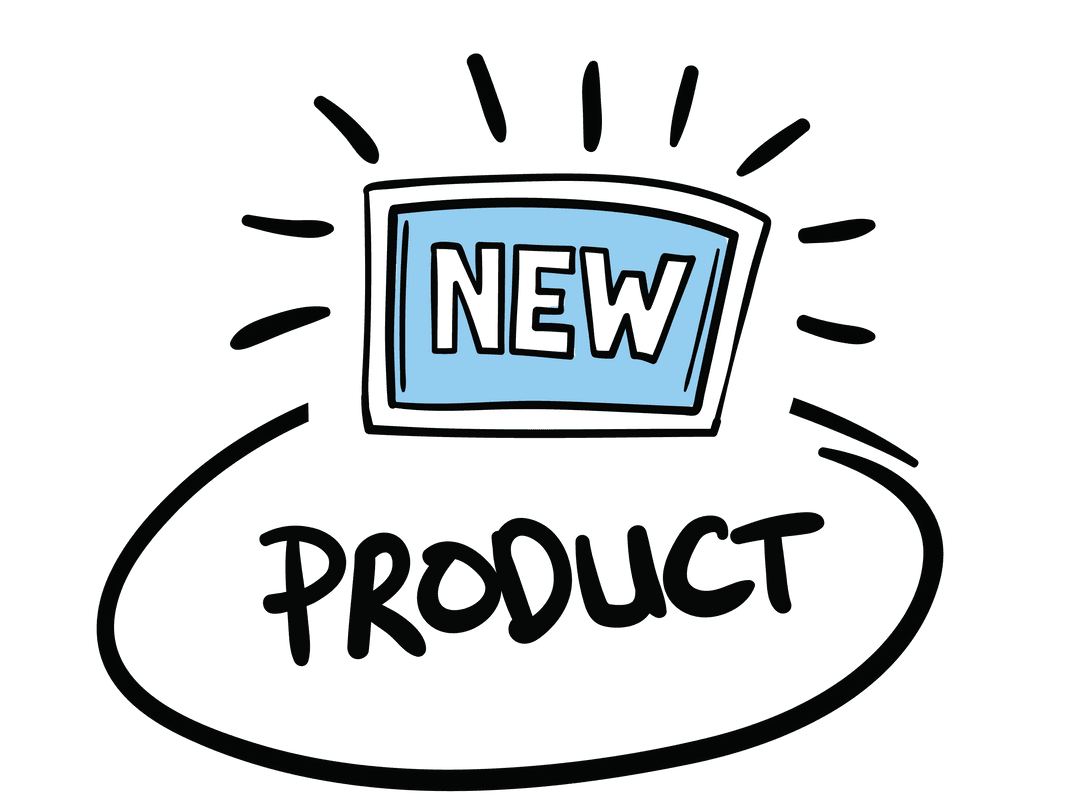 Digital New Product Promotion on Transparent Background