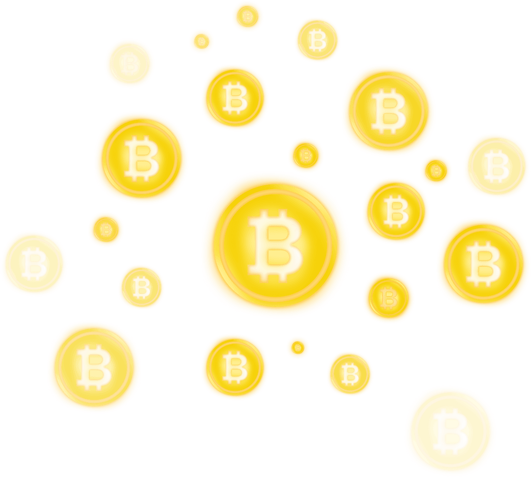 Numerous Transparent Bitcoin Coins Spread with Gradient Effect - Download Free Stock Images Pikwizard.com
