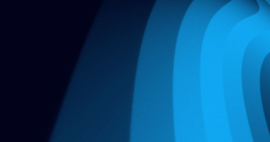 Vibrant Blue Light Waves on Dark Background