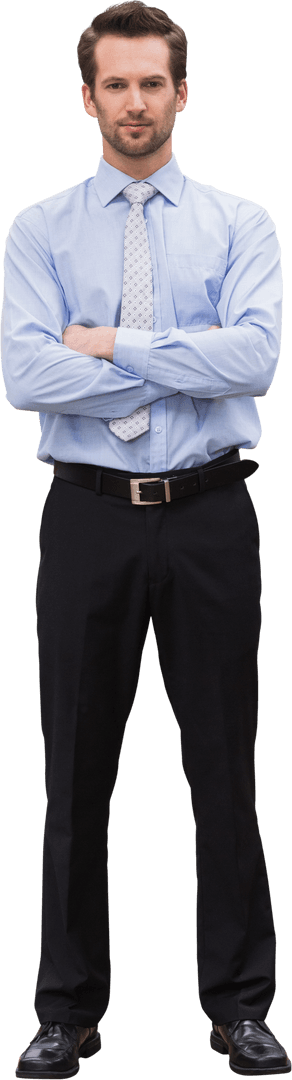 Confident Businessman in Professional Attire Transparent Background