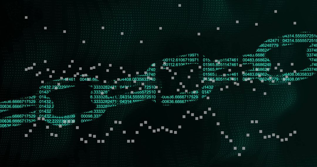 Digital dna strand with binary patterns conceptualizing bioinformatics