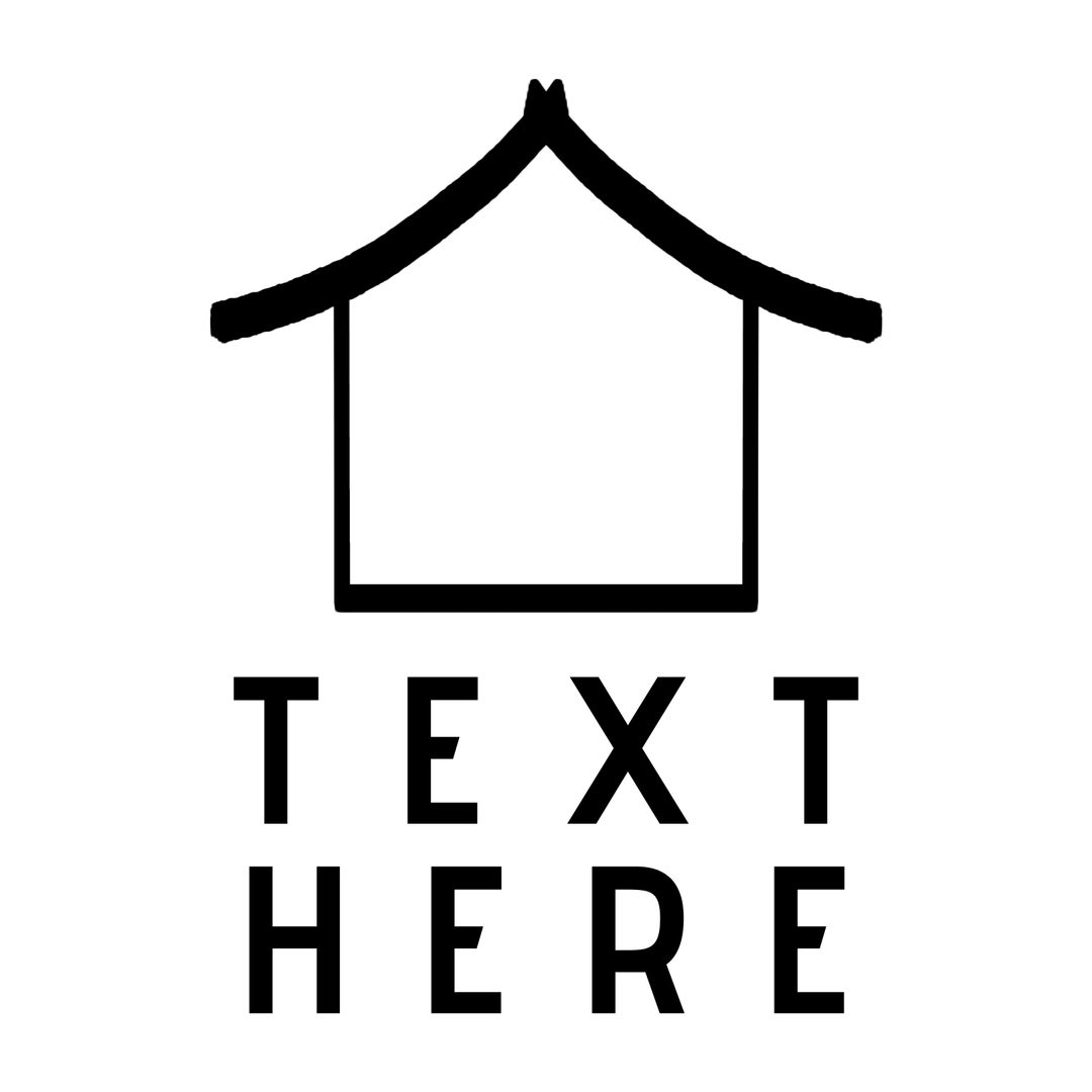 House Outline with Customizable Text Space - Download Free Stock Images Pikwizard.com