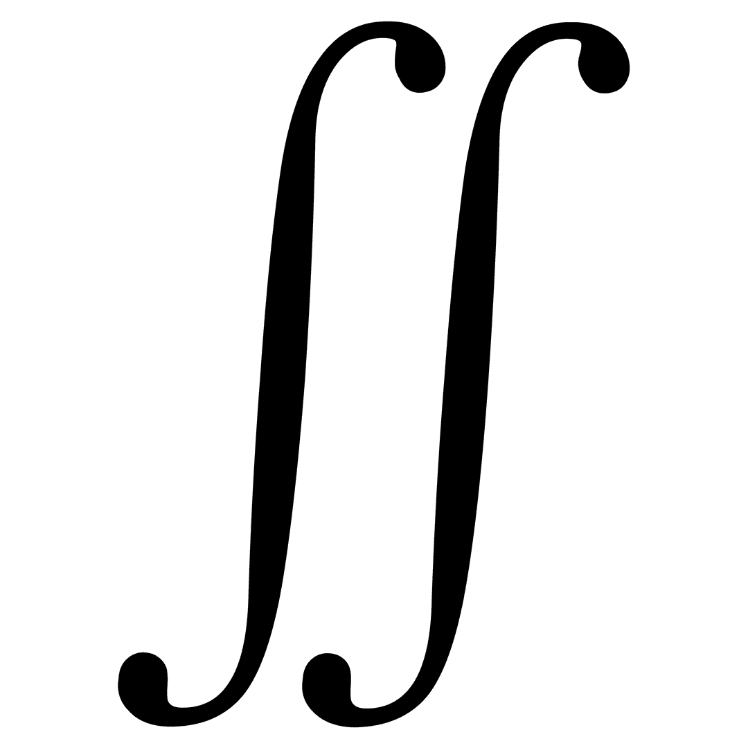 F-Shaped Sound Holes on Transparent Background Vector Illustrations