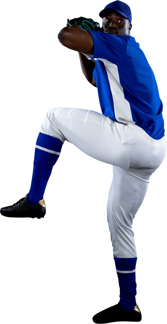 Transparent African American Baseball Player Pitching - Download Free Stock Images Pikwizard.com