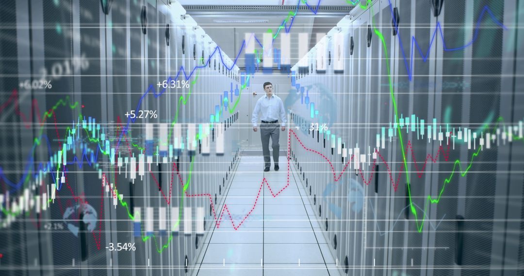 Data Processing Overlay on Server Room Infrastructure