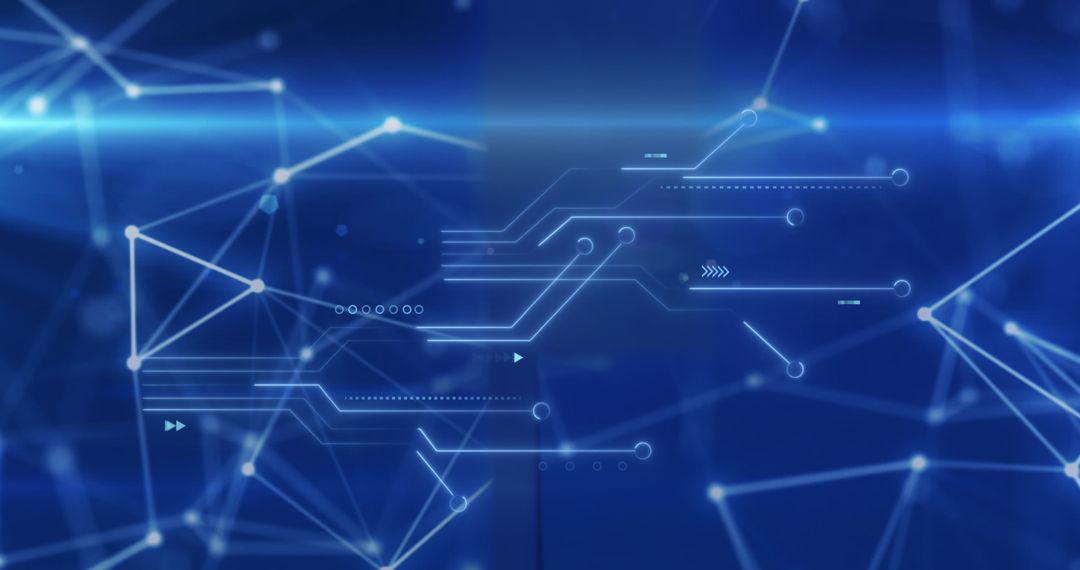 Abstract Digital Cyber Network Connection Background