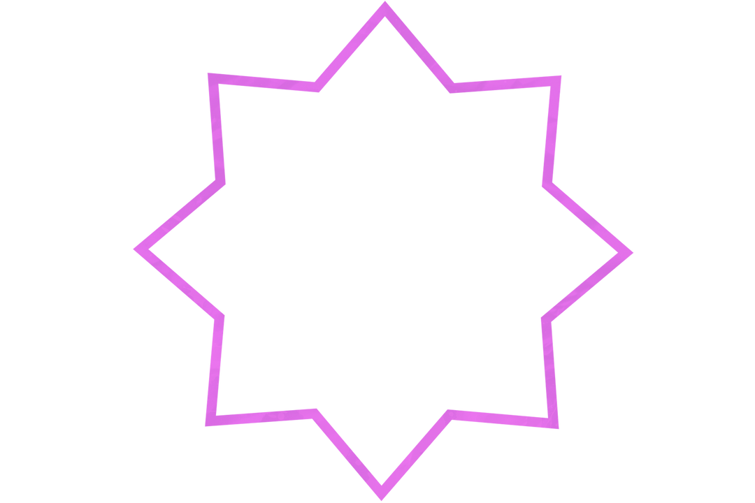 Transparent Geometric Star with Pink Outline on White Background - Download Free Stock Images Pikwizard.com