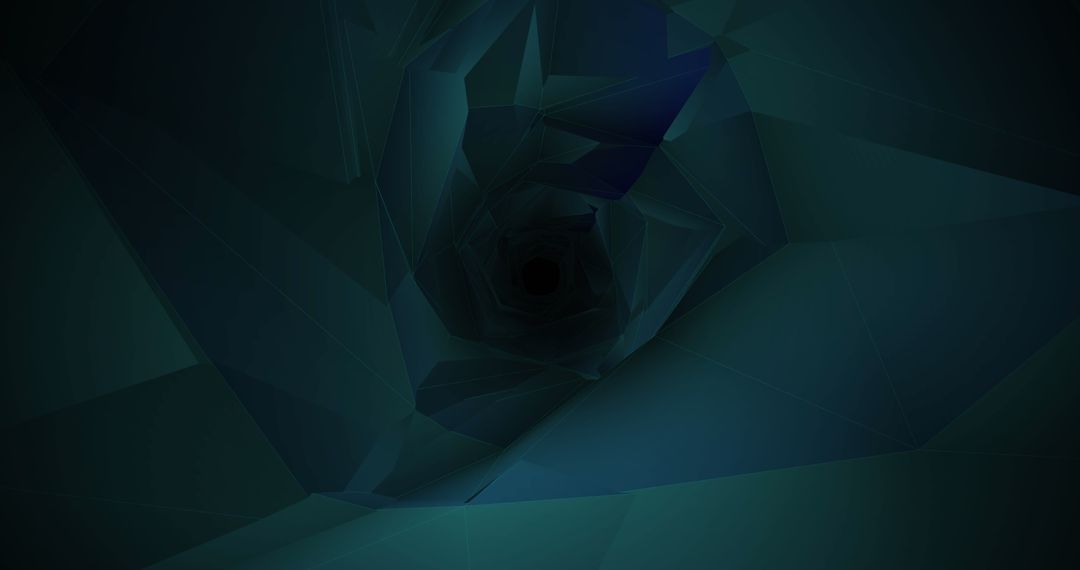 Digital Tunnel with Abstract Geometric Patterns