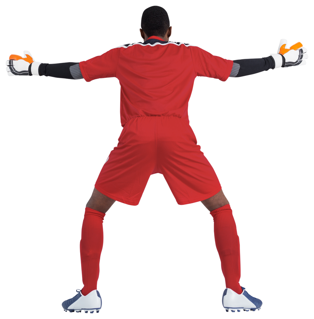 Transparent Goalkeeper Preparing Save Football Game Action Pose - Download Free Stock Images Pikwizard.com