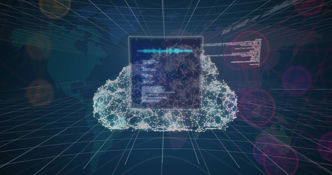 Digital cloud computing with global connections grid