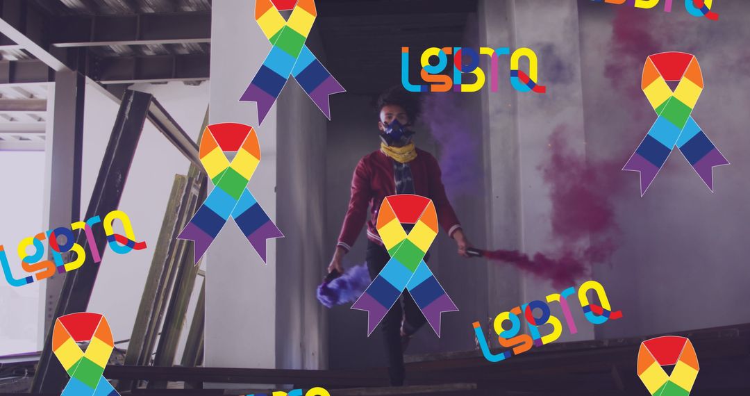 LGBTQ+ Activism and Pride Support with Vivid Smoke