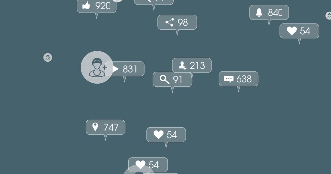 Digital Connectivity and Social Media Growth Concepts