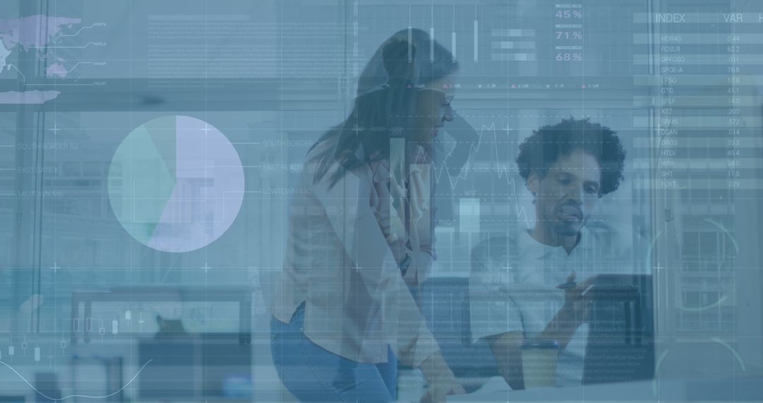 Innovative Team Collaboration with Financial Analytics Interface