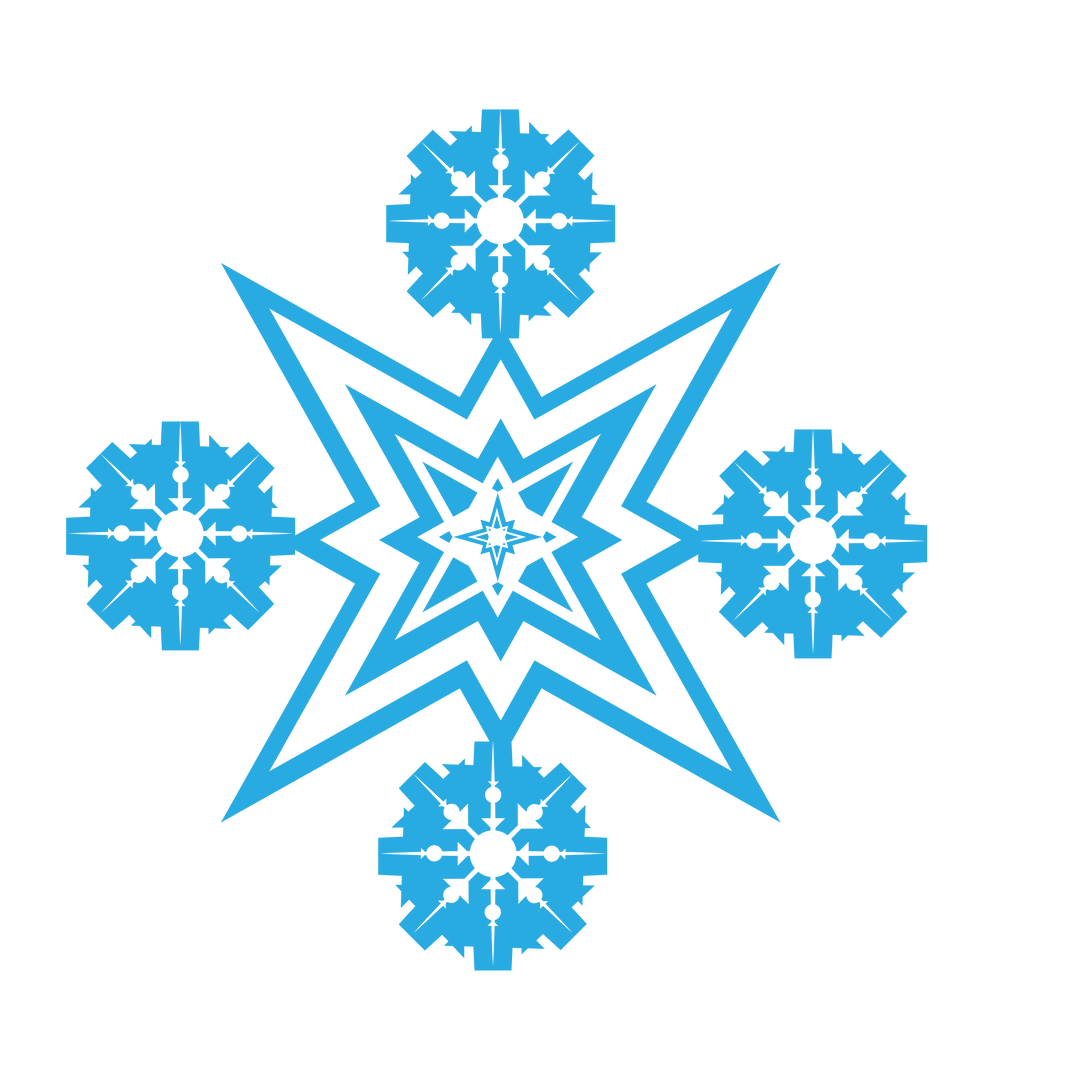 Elegant Transparent Blue Snowflake Digital Illustration - Download Free Stock Images Pikwizard.com