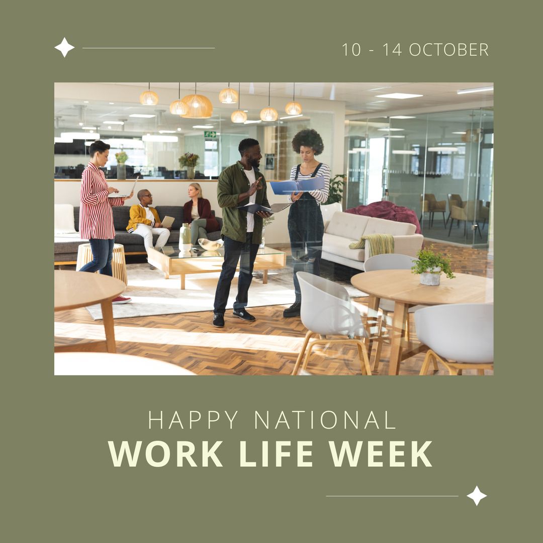 Celebrating National Work Life Week in Modern Office Setting