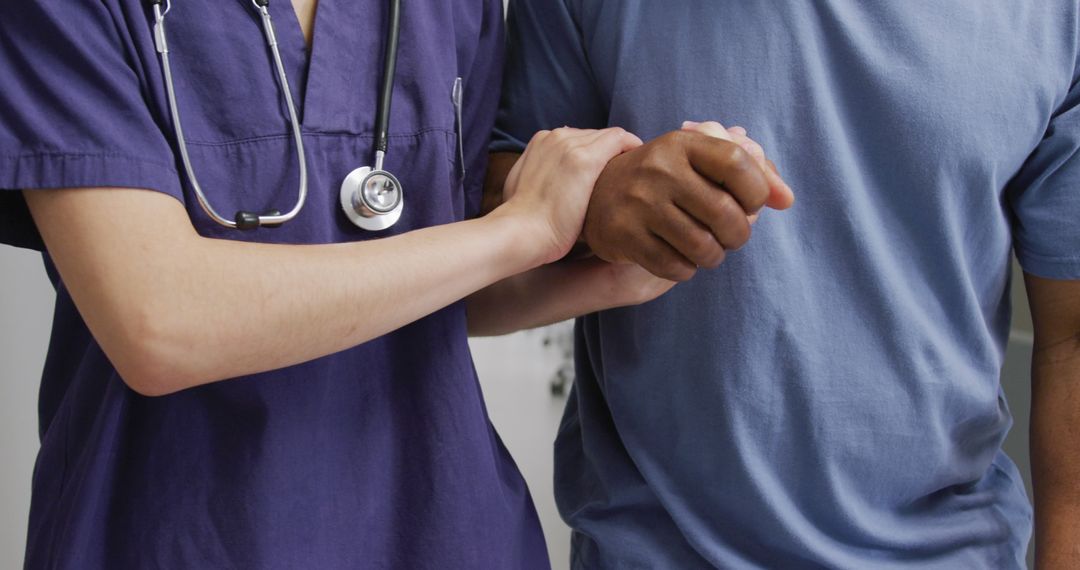 Healthcare Worker Assisting Patient with Empathy - Free Images, Stock Photos and Pictures on Pikwizard.com