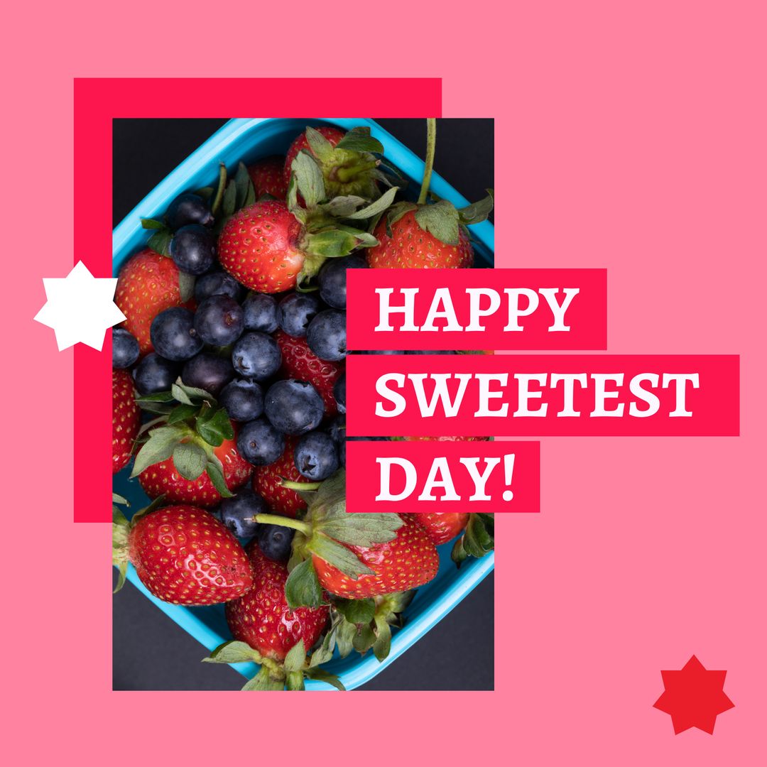 Happy Sweetest Day Celebration with Fresh Berries