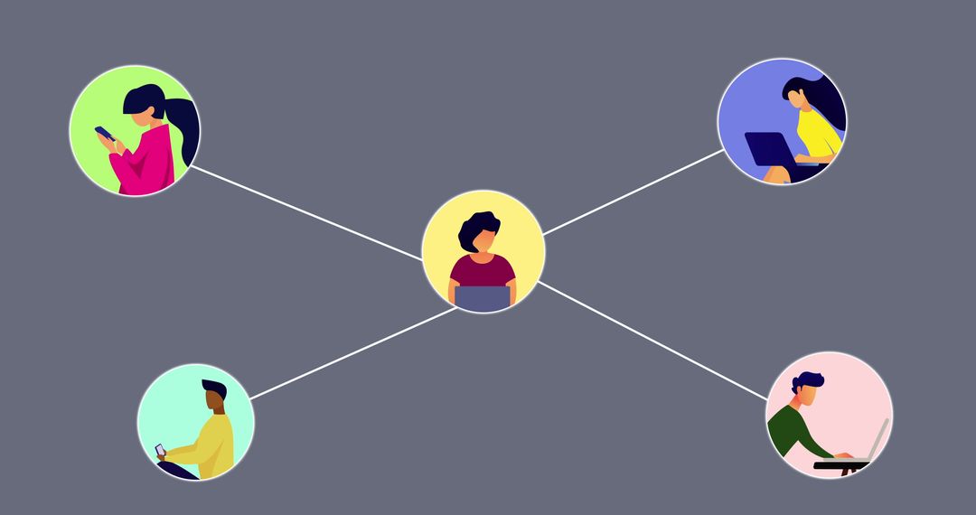 Digital Network Connecting Isolation in Pandemic Workplace