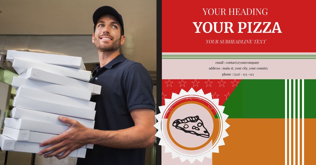 Efficient Pizza Delivery Service Advertising Banner