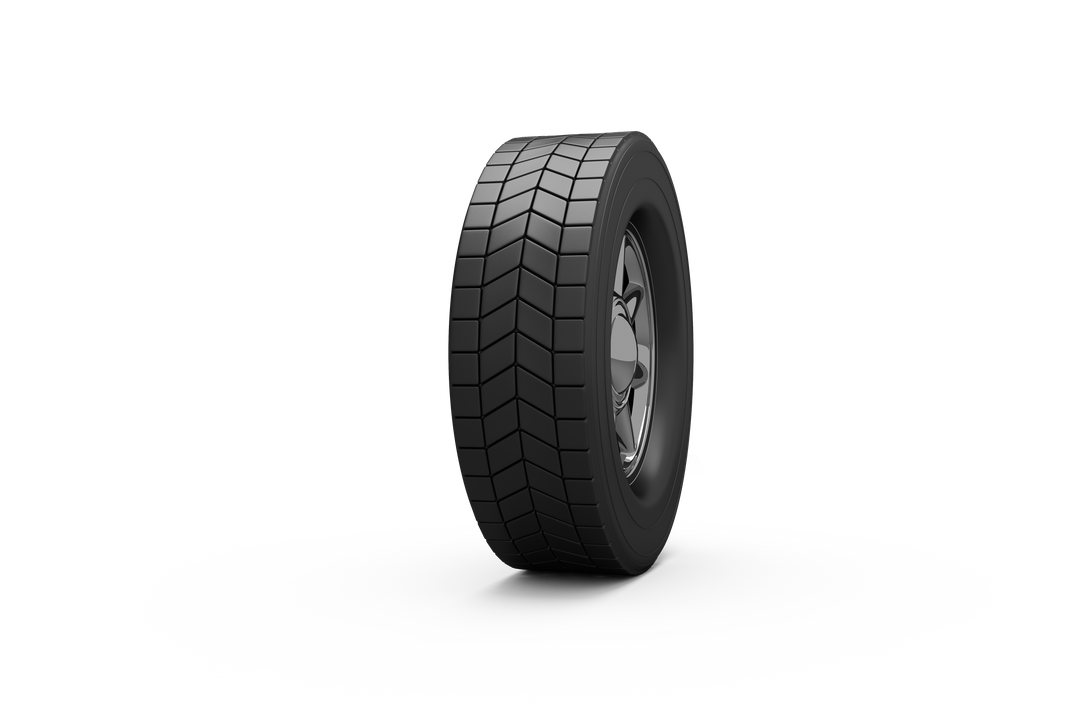 Realistic Black Automotive Tire with Rim Vector on Transparent Background - Download Free Stock Images Pikwizard.com