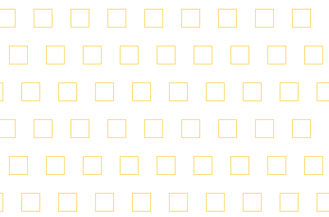 Yellow Squares Pattern on Transparent Background