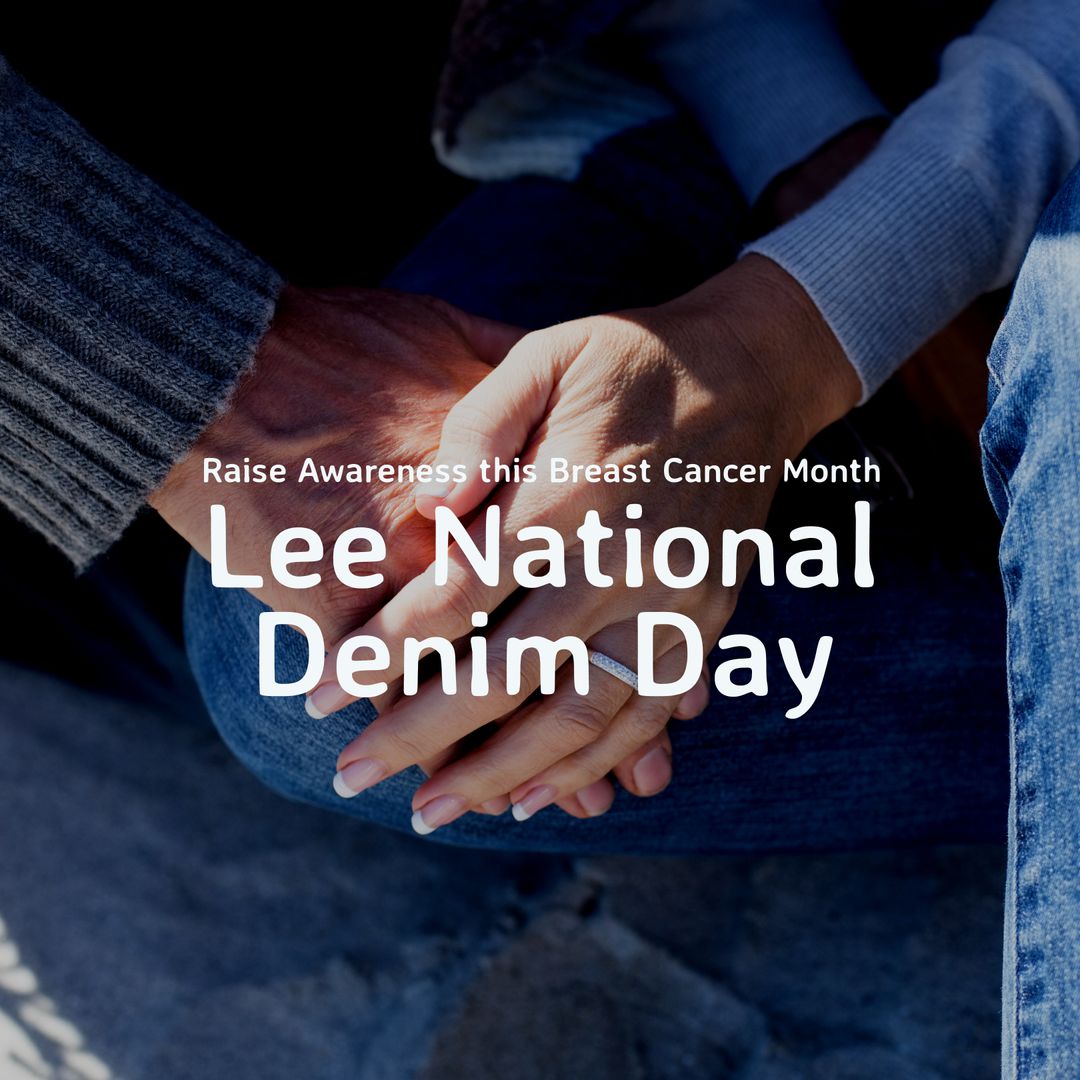 Hands Holding Together for Lee National Denim Day Awareness