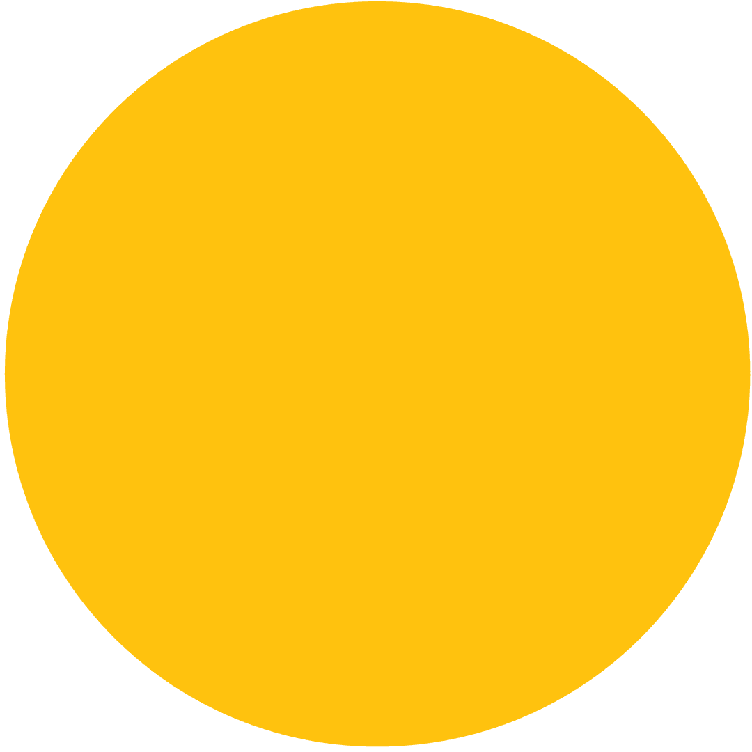 Bold Orange Circle Transparent Vector Illustration