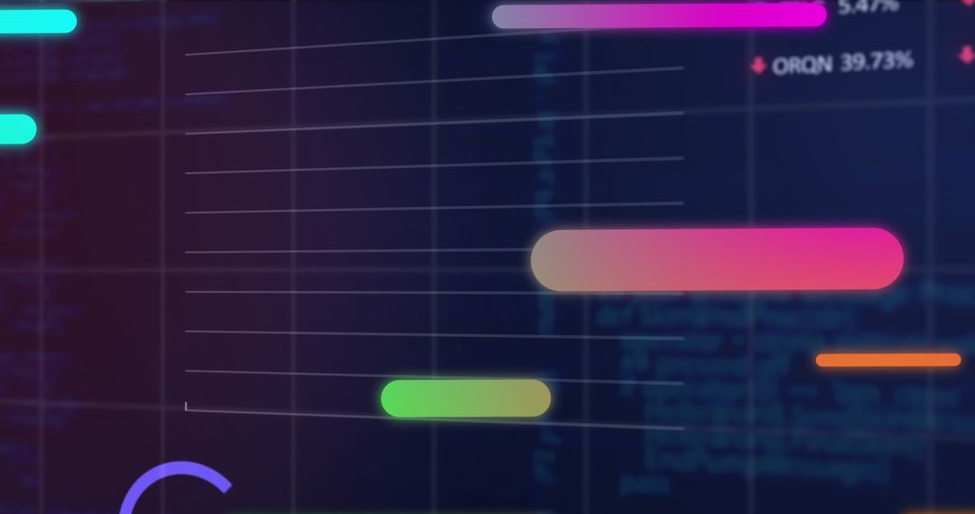 Abstract Digital Dataset Overlays with Holographic Charts