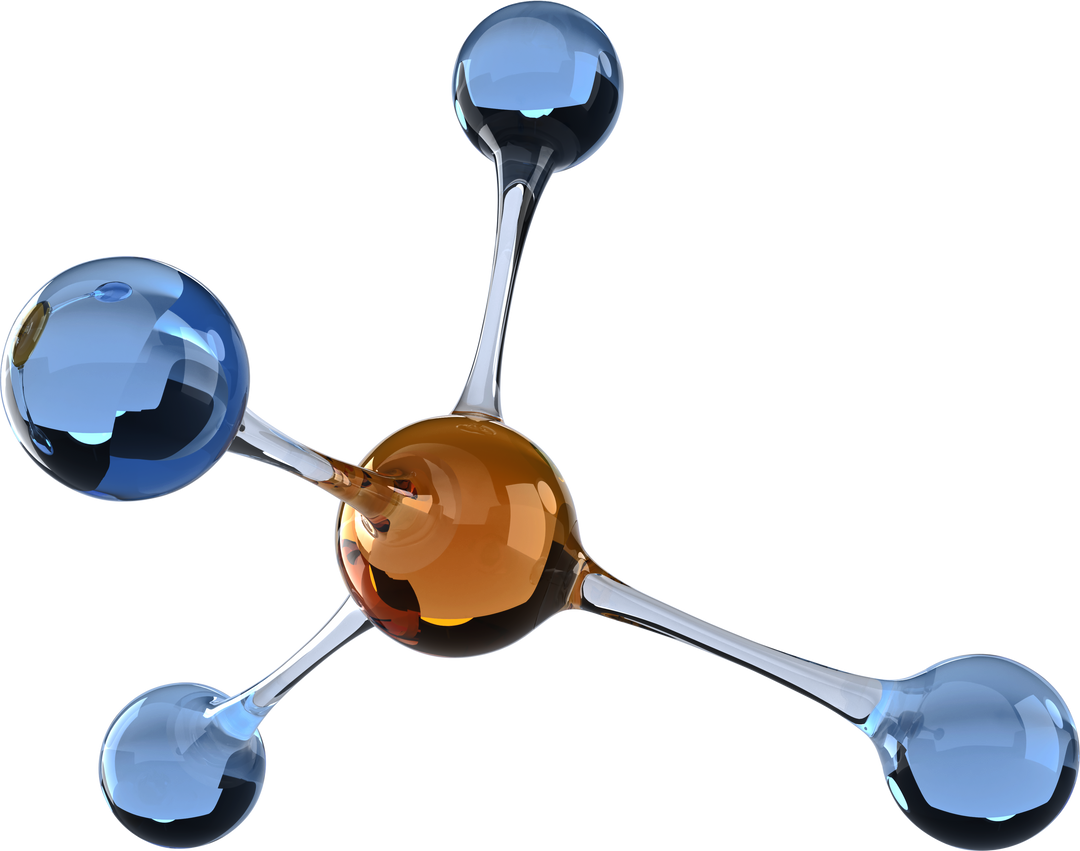 Transparent Molecule Structure Model in Close-Up 3D Rendering - Download Free Stock Images Pikwizard.com