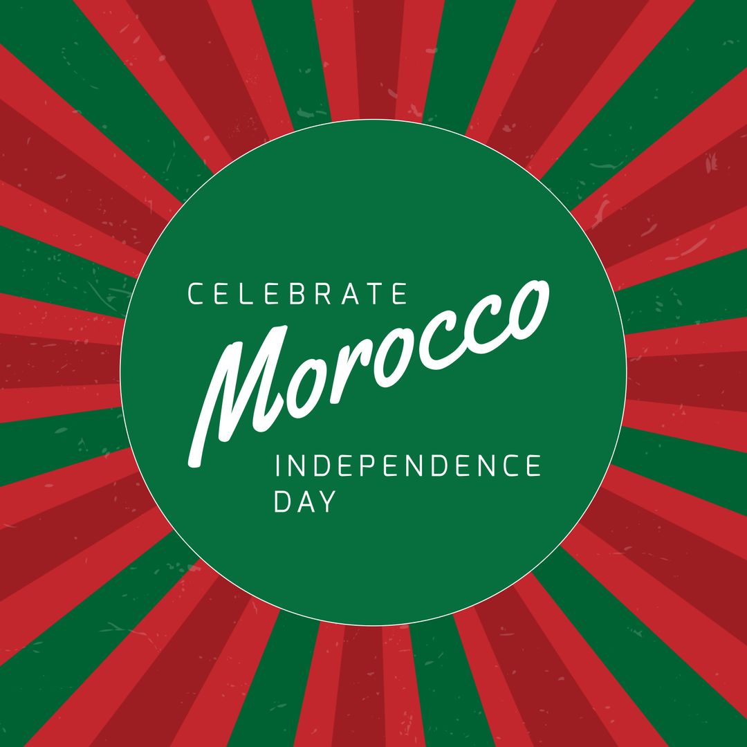 Morocco Independence Day Celebration Graphic Design