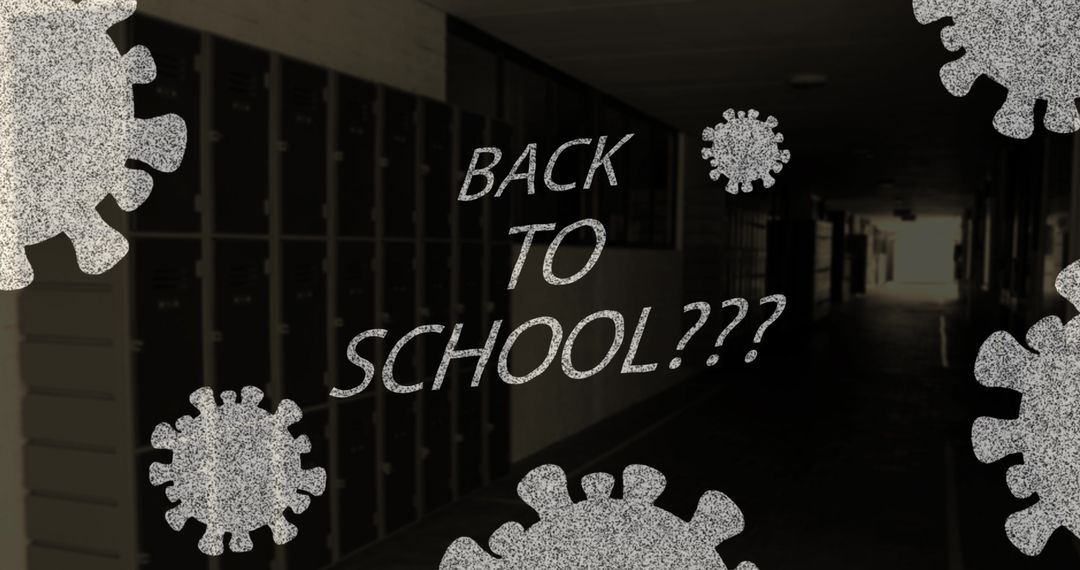 Empty School Corridor Amidst Pandemic Uncertainty