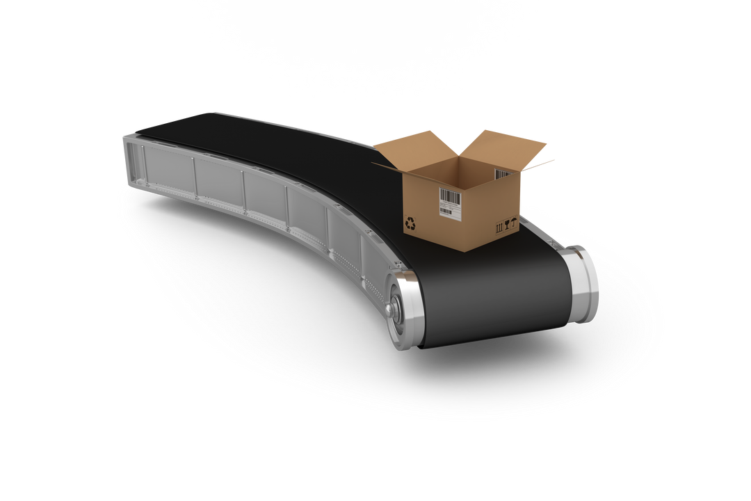 Open Cardboard Box on 3D Transparent Conveyor Belt - Download Free Stock Images Pikwizard.com