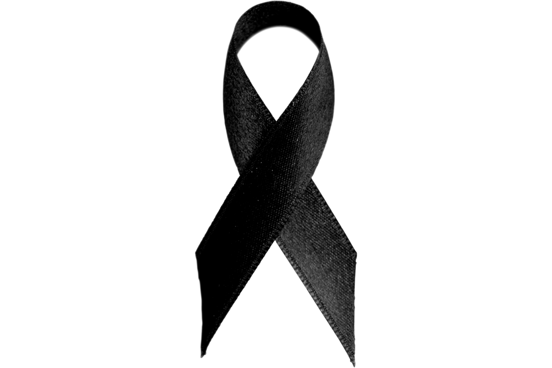 Transparenct PNG Black Ribbon, Awareness and Support Symbol - Download Free Stock Images Pikwizard.com