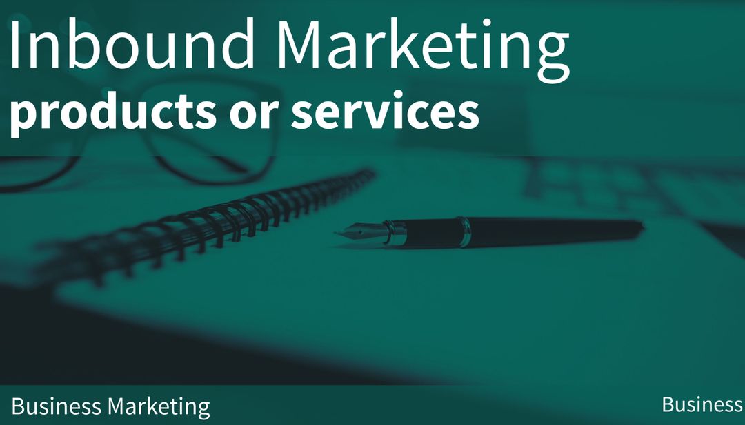 Inbound Marketing Planning Concept with Pen and Notebook