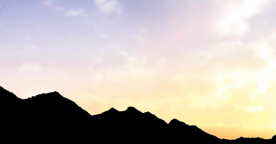 Mountain Silhouettes at Dusk - Free Images, Stock Photos and Pictures on Pikwizard.com