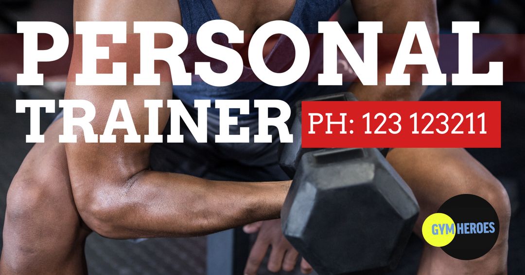 Muscular Arm Lifting And Highlighting Strength in Fitness Promotion