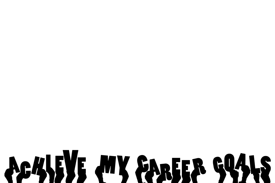 Goals Achieving Hands Illustration on Transparent Background