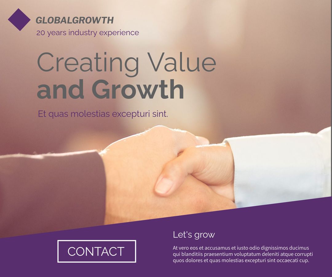 Firm Handshake Symbolizing Business Partnership and Trust