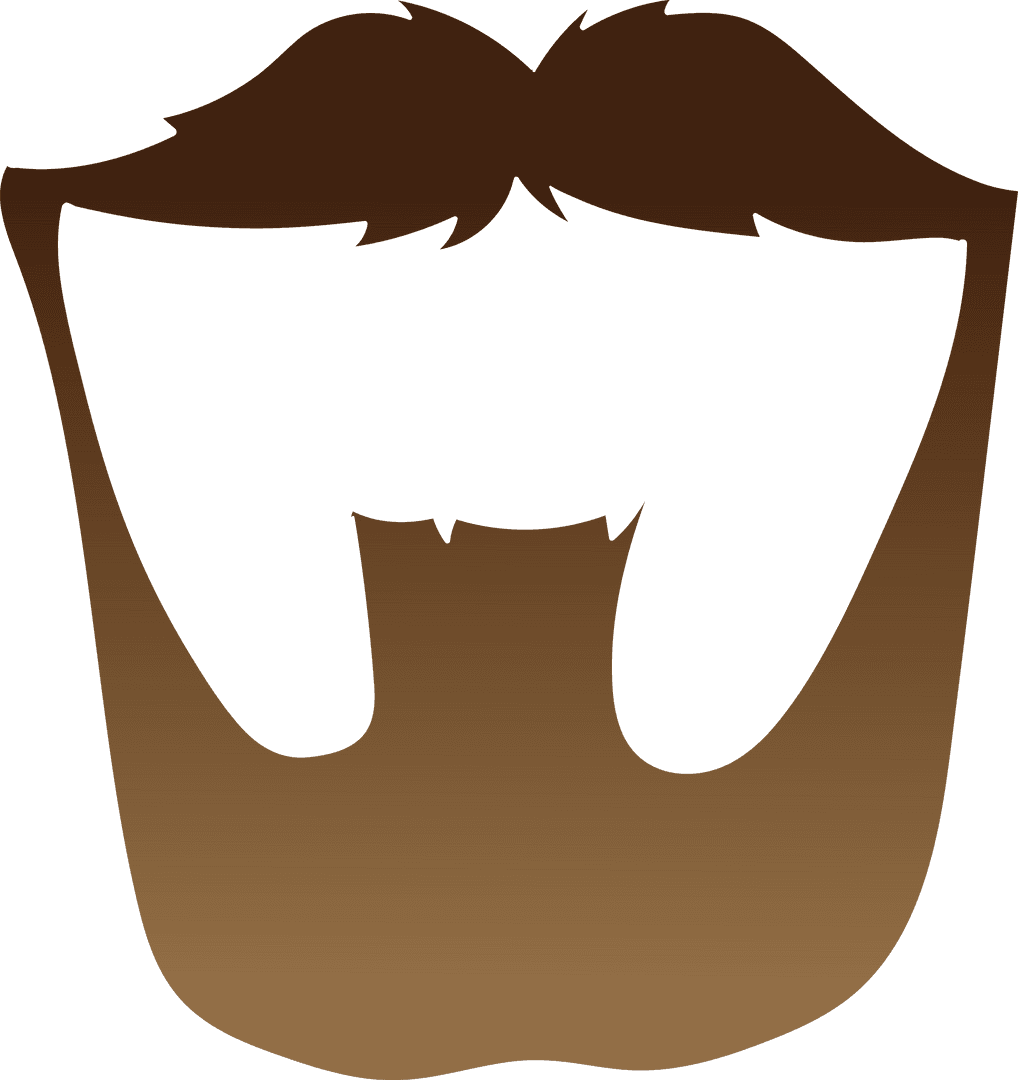 Transparent Modern Neighborly Hairstyle Vector Illustration