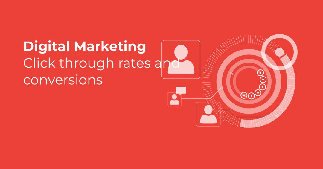 Digital Marketing Metrics and Online Engagement Graphics