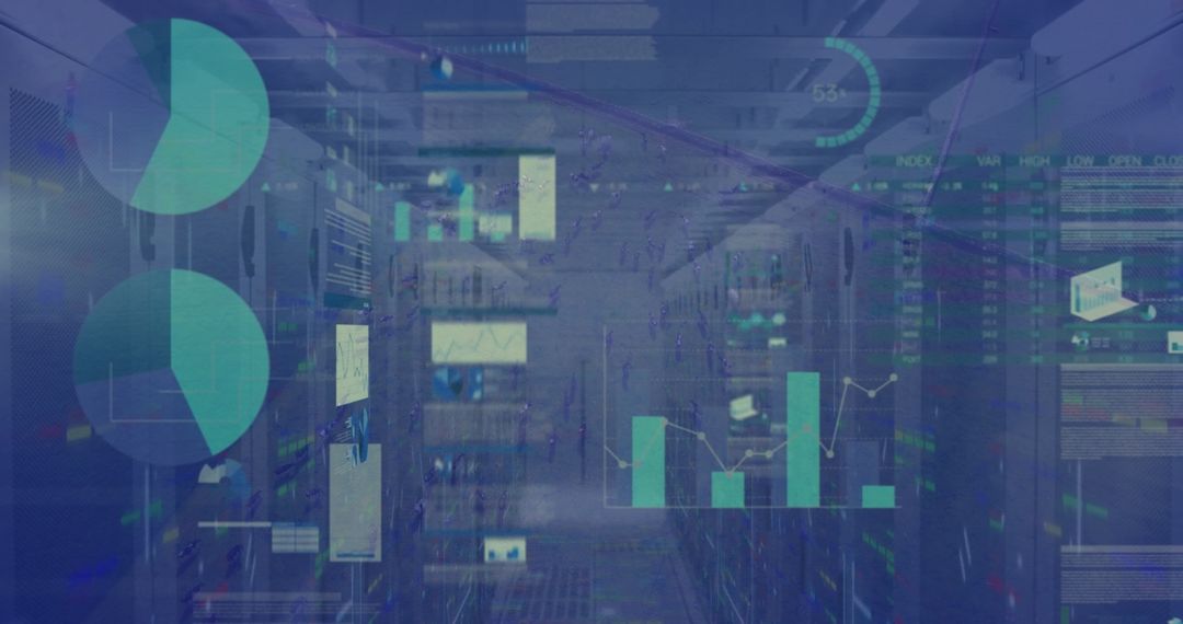 Digital Data Overlays on Networked Server Room Technology